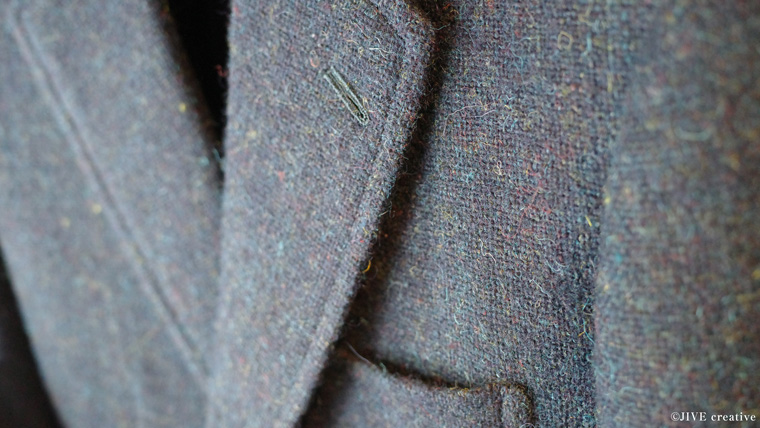 ホームスパン　ジャケット　みちのくあかね会